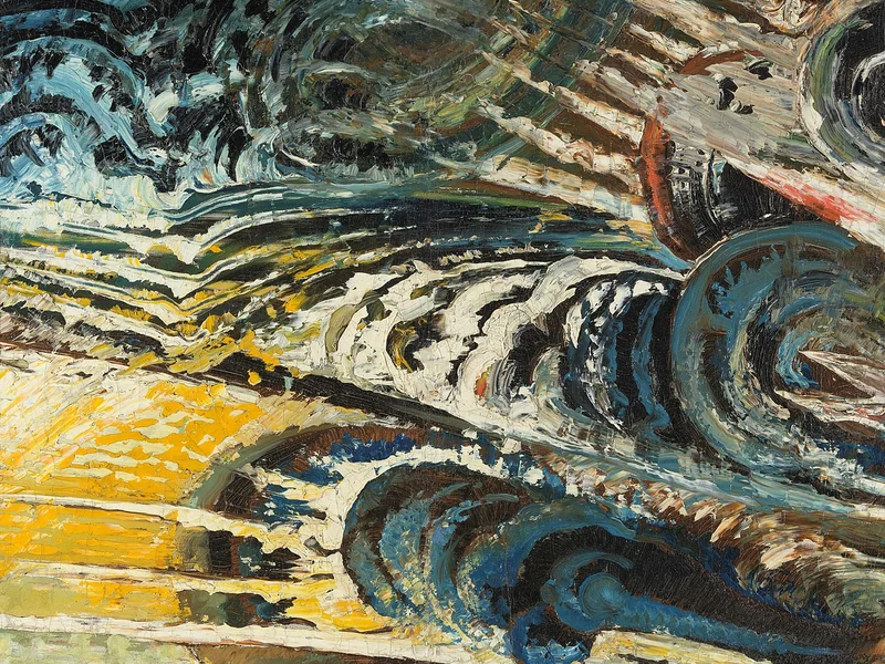 1881-Johannes Christiaan Chris Lanooy - Composizione astratta-futuristica